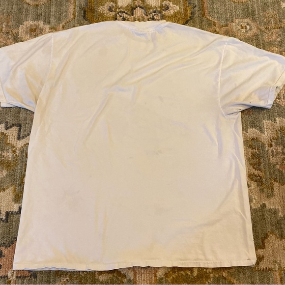 Kansas Jayhawks 1997 1,000 Points Club Hanes Size XL Color White-Flaws - Picture 8 of 8